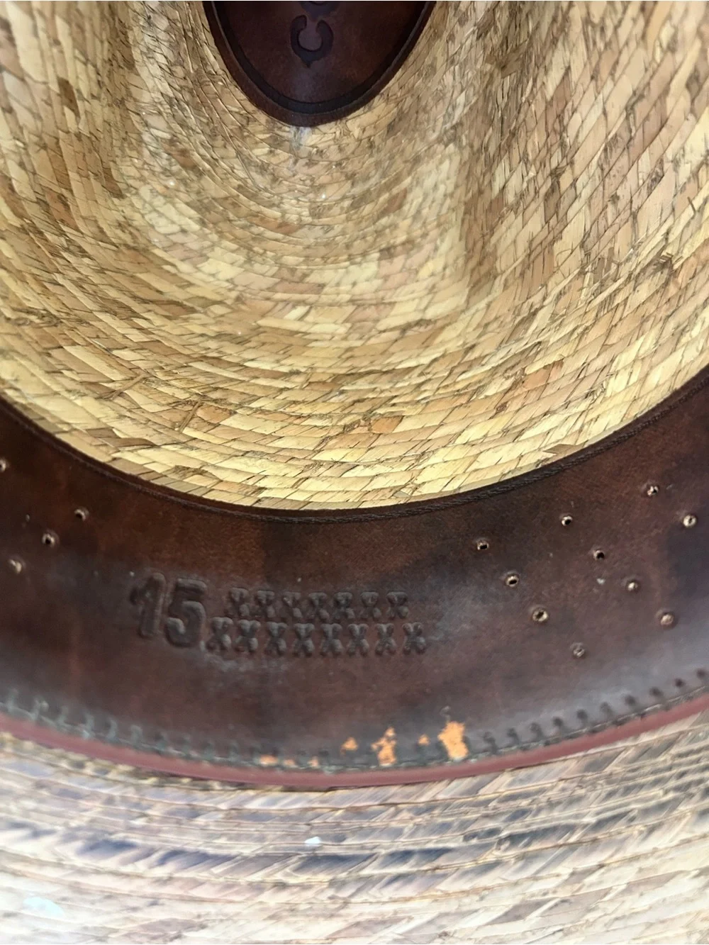 Cody James 15x Straw Hat with Cross Emblem